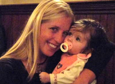 Precious moment... Kristi and Kiernan