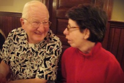 Happy, special moment... Love you, dad!