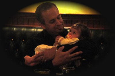 Daddy's little girl! Kristi's hubby,Jerry and daughter Kiernan