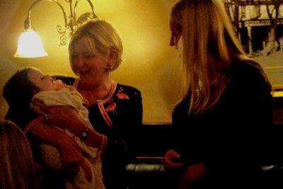 Nothing like a Grandmom's love! 3 generations...G-mom BarbaraAnn, her daughter Kristi, Kristi's daughter, Kiernan