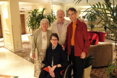 Fun times with my mom's brother and sister, Uncle Jerry and Aunt Marcy