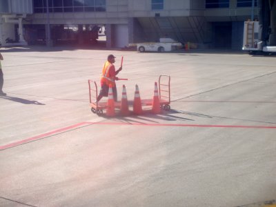 Landed and docking at Southeast Iowa Airport in Cedar Rapids, Iowa