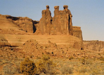 Arches 'Three Sisters' Rock Formation
