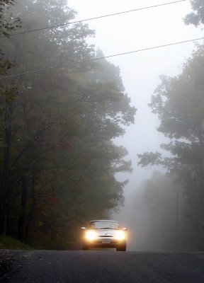 Car In Fog