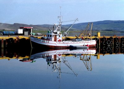 Icelandic Ship Reflection