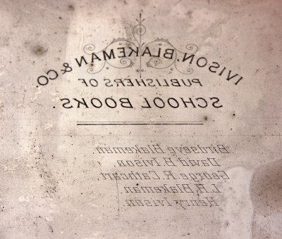McLees plate engraving