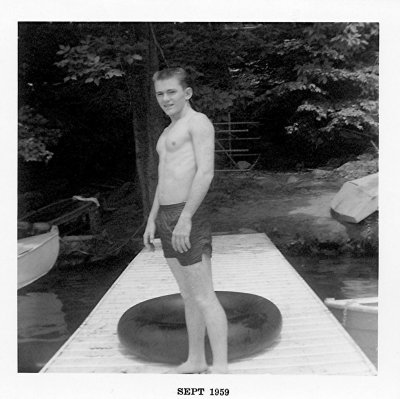 Paul on CLCC dock 1959