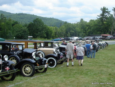 Line of Ford Model A's
