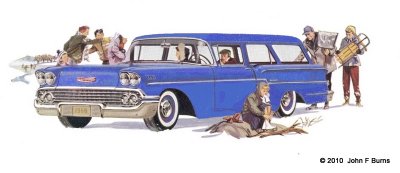 1958 Chevrolet Wagons & Sedan Delivery