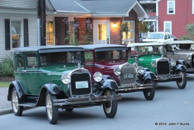 Ford Model A's in the Village