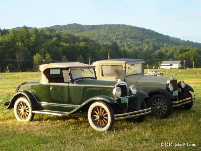 1929 Plymouth Roadster & 1928 Dodge Coupe