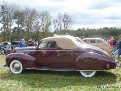 1938 Lincoln Zepher V12 Convertible Coupe