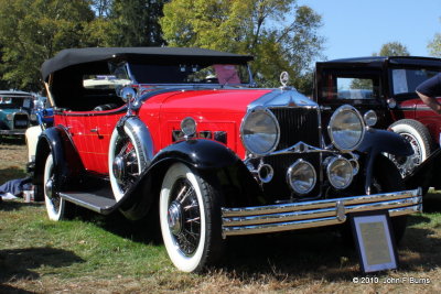 1930 Willys-Knight Great Six Plaid Side Phaeton