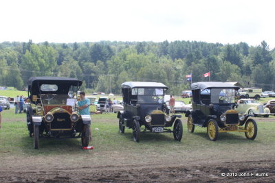 1911 Cole & 2 1915 Ford Model T Tourings