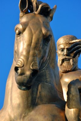 Bronze Statue on Memorial Bridge