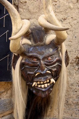 Mask in Ollantaytambo