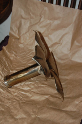 Patrick's welded bridal flower container (2)