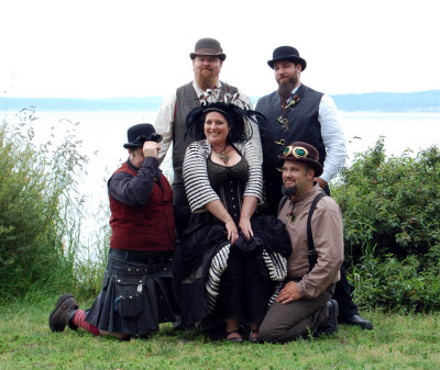 Elizabeth, Patrick and the men