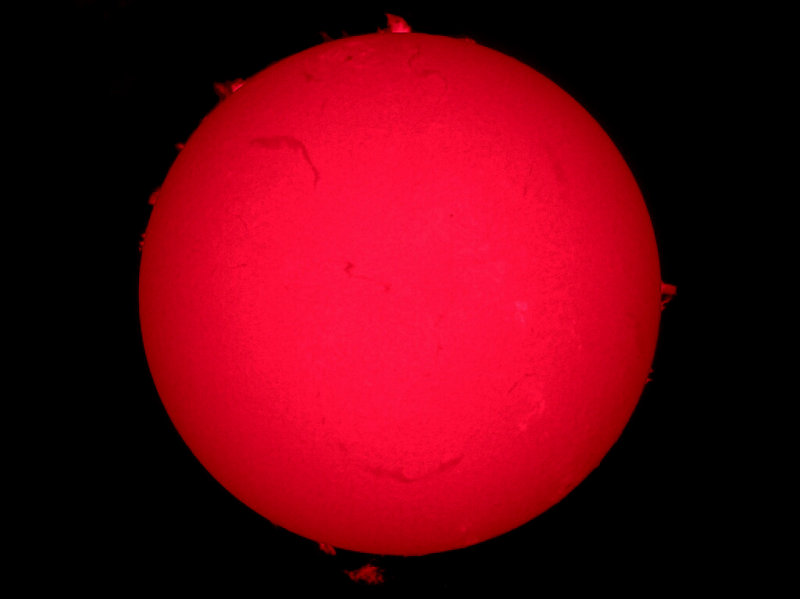 Sun - Prominences in H Alpha