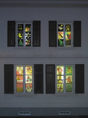 Windows at old school house