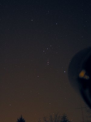 Orion total view with light pollution - Backyard