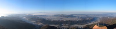 Pano from a hill near Zurich