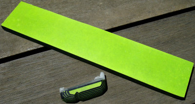 #37 UV Reactive Green & Black Paper