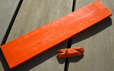 #66 Orange & Black Paper