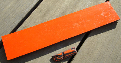 #65 Orange & Black Paper