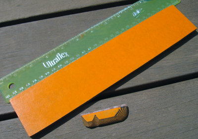 #80 Orange & Black Paper
