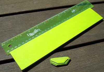#79 UV Green Reactive & Black paper