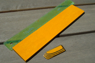 #81 Orange Paper & Black Canvas
