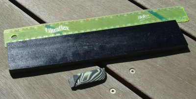 #150 Black Textile & Light Green Paper
