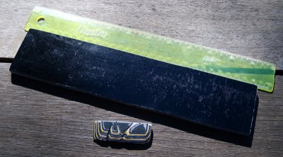 #184 Green/Black Paper, White Canvas, Yellow Paper