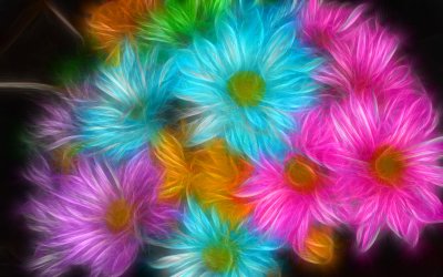 More Pastel Daisies