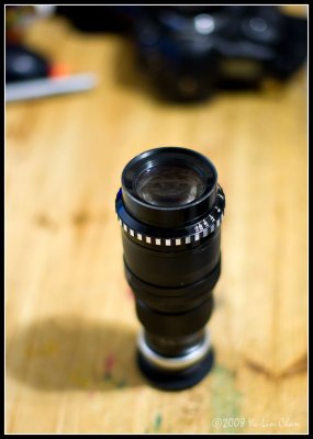 Wollensak 209mm f4.5 Raptar Copy Lens