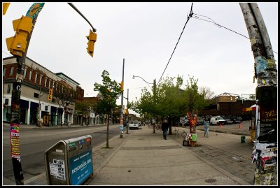 Looking West from Queen & Soho