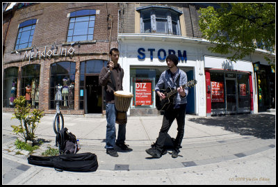 Street Musicians at Soho & Queen