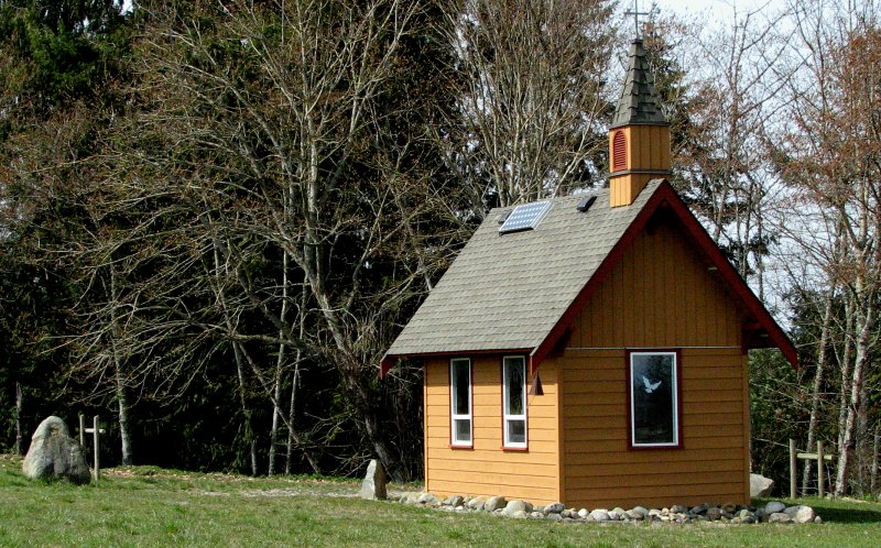 Little Brown Church....with Solar Panels