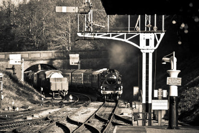 Bluebell Railway, Sussex: 26 December 2008