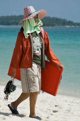 Beach seller