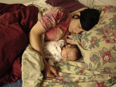 Mama and Bean in Bed 1.JPG
