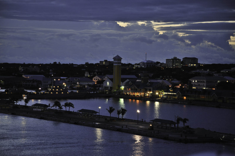 Nassau Port before Sun Rise
