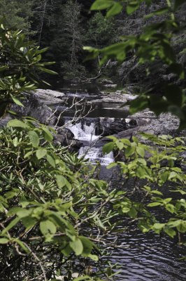 View from Erwin View at Lower Falls