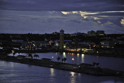 Nassau Port before Sun Rise