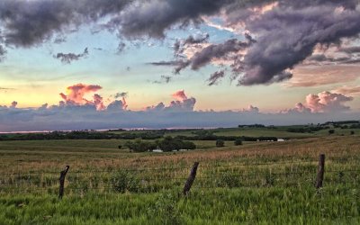 Nebraska evening sky