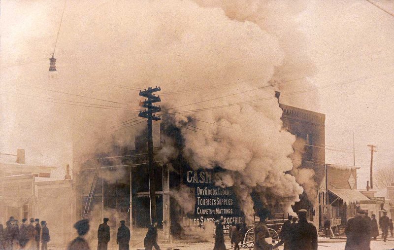 Spirit Lake Fire Jan. 2, 1908