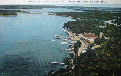 Arnolds Park and West Okoboji 1923