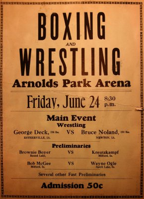 Wrestling Flyer 1932