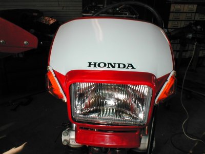 Front Turn Signals Added to Front Number Plate